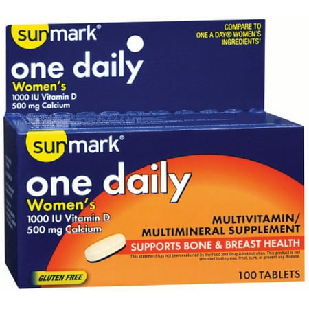 sunmark Multivitamin Tablet Various Strengths 01093954344 1 Box(es) 100 /