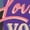 PURPLE, variant on Whitney Houston - Always Love You - Juniors Fitted Short Sleeve Graphic T-Shirt