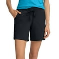 thumbnail image 2 of Hanes Women's Jersey Pocket Short - O9264, 2 of 2