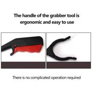 WarmFuPalace 2-Pack Heavy Duty Reacher Grabber Tool Extended Pick Up Stick Black and Red