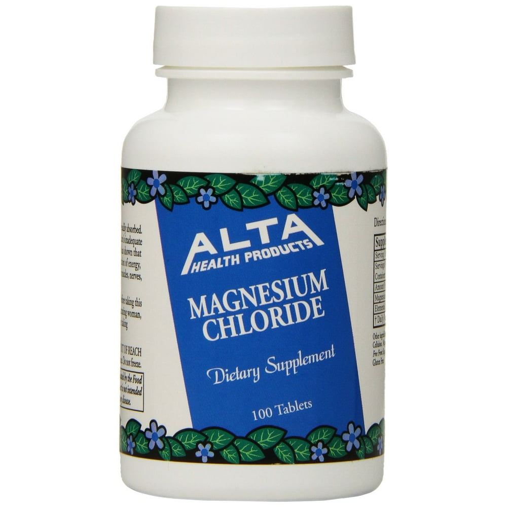 Alta Health Products Magnesium Chloride 100 Tablets