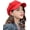 Red, variant on Beret Hats for Women 8-Panel Breathable Painter Hats Wide Brim Trendy Cotton Newsboy Caps