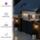 thumbnail image 4 of Lámpara solar colgante, luz solar resistente a la lluvia para exteriores, jardín, patio, porche y acampada, 4 of 8