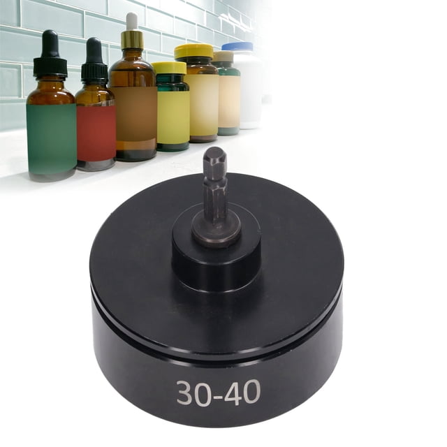 Handheld Electric Sealing Machine Head, 30-40mm Versatile Bottle Handheld Capping Head Tight Interface Metal for Glass Bottles