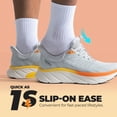 thumbnail image 2 of ALLSWIFIT Men's Hands Free Slip On Stability Walking Running Shoes Tennis Non-Slip Comfortable Workout Gym Breathable Lightweight StediBase Fashion Sneakers, 2 of 8