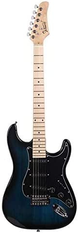 Music Lover GST Stylish Electric Guitar Kit with Black Pickguard Dark Blue 3-7 Days Delivery$$Musical Instruments