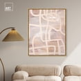thumbnail image 3 of Blob And Curve Modern Earth Tone Abstracts Canvas Wall Art by Art Remedy, Gold Floater Frame, 36"x45", 3 of 7