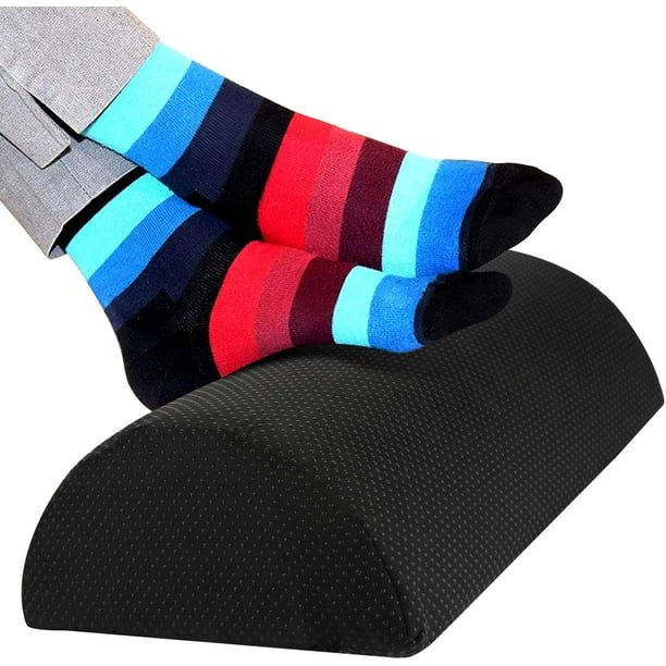 Repose-pieds sous le bureau, coussin de repose-pieds ergonomique avec  éponge haute densité, coussin de pied pour une meilleure posture et un  soulagement du stress au bureau et à la maison 