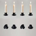 thumbnail image 3 of Candlesticks,4pcs,2.2cm,Candle Holders,Candle Stand,Candle Coaster,Home Accessories,Decorative Accessories,Black,Tea Light Holder,Creative,Candle Shel, 3 of 5
