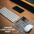 thumbnail image 6 of 3dRose, Your Vintage Valentine Grayscale, MousePad, 6 of 7