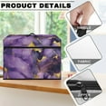 thumbnail image 6 of SEANATIVE Purple Gold Marble Sewing Machine Cover Stain Resistant Lightweight Waterproof Sewing Machine Cover Dust Cover with Pockets to Keep Clean & Safe Soft, 6 of 7