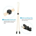 thumbnail image 4 of 6 Pcs 31.5"x0.28" Adjustable Hat Strap Clips Chin Cord with Cord Lock for Boating, 3 Colors, 4 of 6