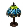 thumbnail image 6 of 230981 Meyda 13" High Tiffany Hanginghead Dragonfly Table Lamp, 6 of 6