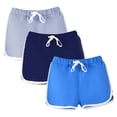 thumbnail image 5 of 3 PCS Girls Boys Running Athletic Shorts Dance Sport Shorts Summer Workout Shorts for Toddler Kids, 5 of 12