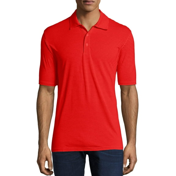 Hanes Men's Performance Striped Polo
