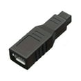 thumbnail image 3 of 1394 Tipo a 400 6 pin mujer a 1394 Tipo B 800 9 PIN Male Data Transferir Adaptadores Accesorios para piezas para DVD de disco duro, 3 of 10