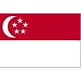 thumbnail image 1 of Annin Flagmakers 197399 Drapeau de Singapour 5 Pi X 8 Pi Nyl-Glo, 1 of 1