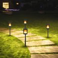 thumbnail image 4 of uds jardín al aire libre llama LED luz Solar impermeable patio colgante linterna lámpara Decoración, 4 of 8