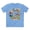 Carolina Blue, variant on Letter G Graphic Design Tee Unisex 100 Cotton With Antique Gold Letters Artwork T-Shirt