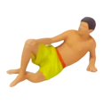thumbnail image 4 of Figuras de resina de hombres a escala 1/64, adornos de escritorio, decoración DIY verde fluorescente, 4 of 9