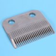 thumbnail image 4 of 2 piezas de hoja de cerámica de barba de pelo, parte inferior de metal para la cortadora de cizalla Wahl Afortunado Sencillez, 4 of 5
