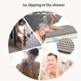 thumbnail image 6 of BinKFF Round Shower Mat Flower Mat, Shower Mat Non Slip Without Suction Cups, 27.5 Inch, Bath Mat for Textured Tub Surface, Bathroom, Bathroom, Quick Drying, 6 of 9