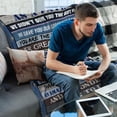 thumbnail image 2 of Gifts for Men, Birthday Gifts for Him Husband, Funny Gifts for Men, Blanket Gifts for Anniversary Father's Day Valentines Wedding for Boyfriend, to My Man Throw Blanket 50"x 60", 2 of 5