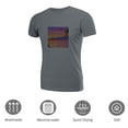 thumbnail image 3 of Coolnut Womens T Shirts Fashion Tops, Sunset Or Sunrise On The Beach Women's Basic Short Sleeve Tees, Grey Lightweight Casual Summer Clothes, L, 3 of 6