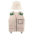thumbnail image 3 of Kits de aventuras al aire libre, juguetes para niños, kits de explorador, chaleco de carga y sombrero, juego de rol, disfraz de explorador para niños,, 3 of 8