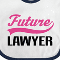 thumbnail image 4 of Inktastic Future Lawyer Boys or Girls Baby Bib, 4 of 4