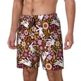 thumbnail image 2 of Fotbe Flower Bunny Men’s Swim Trunks Quick Dry Swim Shorts Board Shorts with Mesh Lining-Large, 2 of 9
