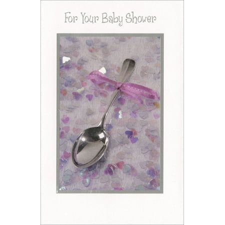 Freedom Greetings Silver Spoon Baby Shower Baby Shower Card Freedom Greetings Silver Spoon Baby Shower Baby Shower Card