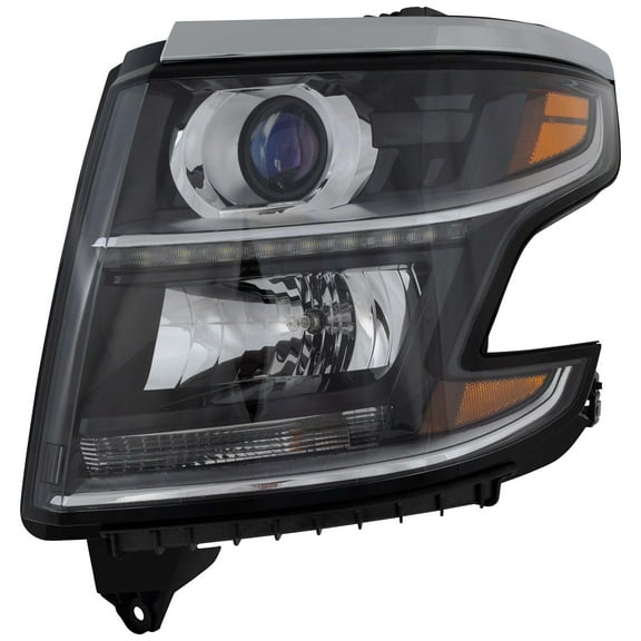 Headlight Compatible with CHEVROLET SUBURBAN/TAHOE 2015-2017 LH Assembly Halogen (2017 1st Design)