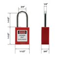 thumbnail image 4 of 10 Red Lockout Tagout Locks with 10 Lock Out Tag Out Tags, Keyed Different,Compliant Safety Locks(R, 4 of 5