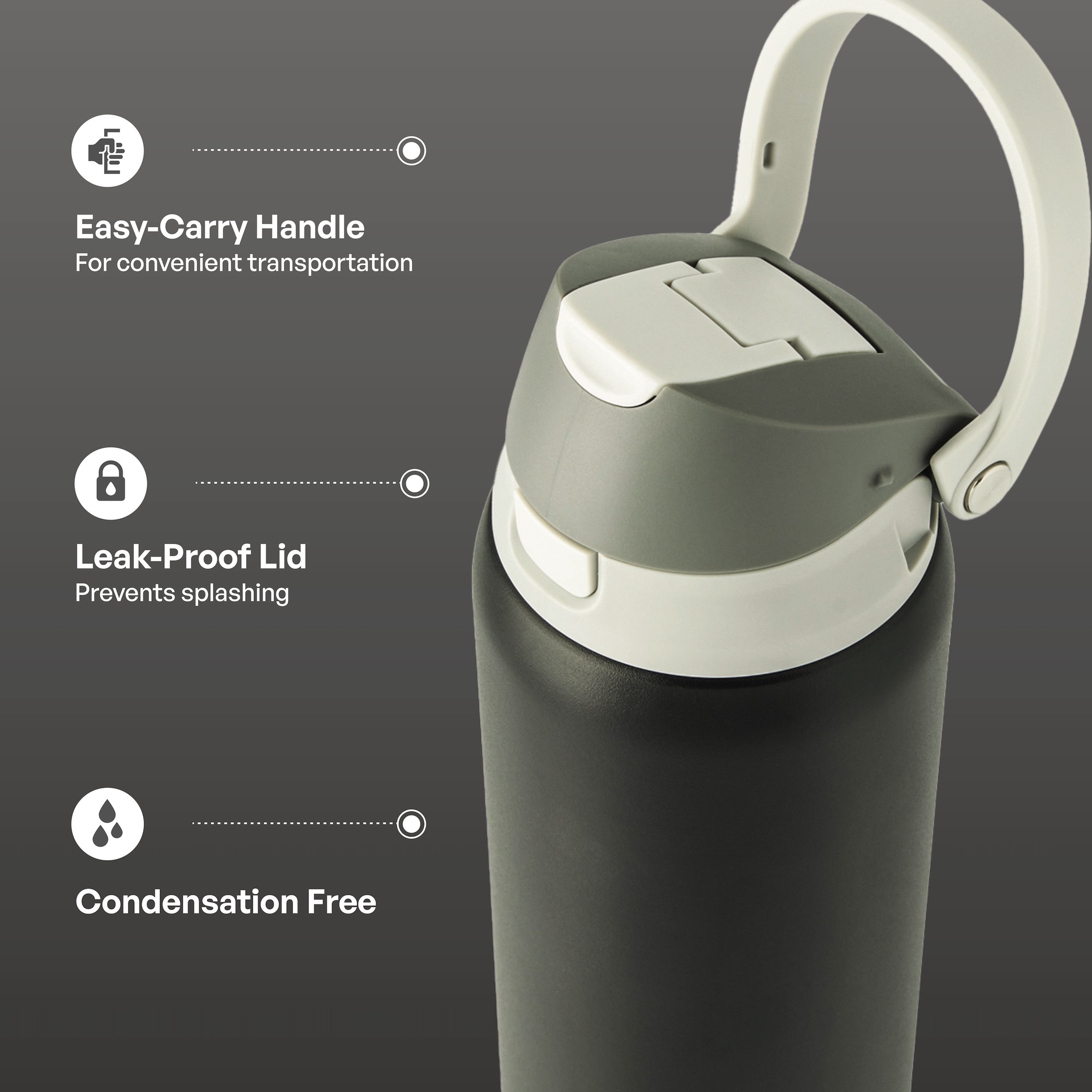 TAL 32oz Stainless Steel Water Bottle with Straw and Chug Lid photo 4