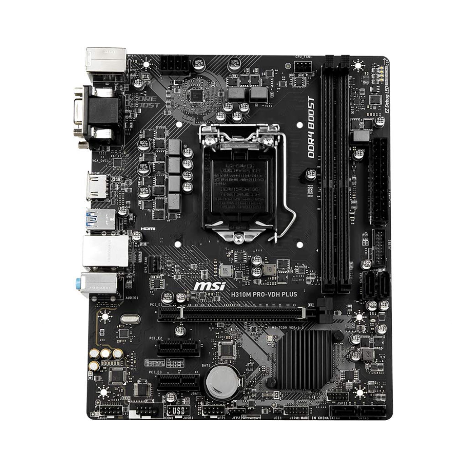 MSI H310M Pro-VDH Plus Intel Coffee Lake Micro ATX Motherboard