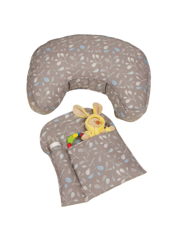 Leachco Rockin' Pockets Delicate Branch Taupe  Contoured Nursing Pillow Sham-Style, Removable Cover