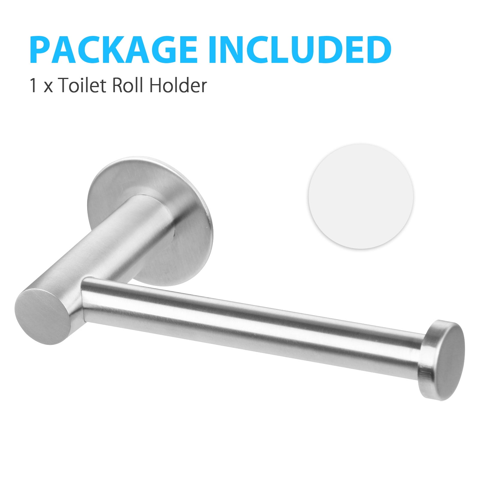 Self Adhesive Stainless Steel Tissue Bathroom Toilet Paper Organizer Rack Holder