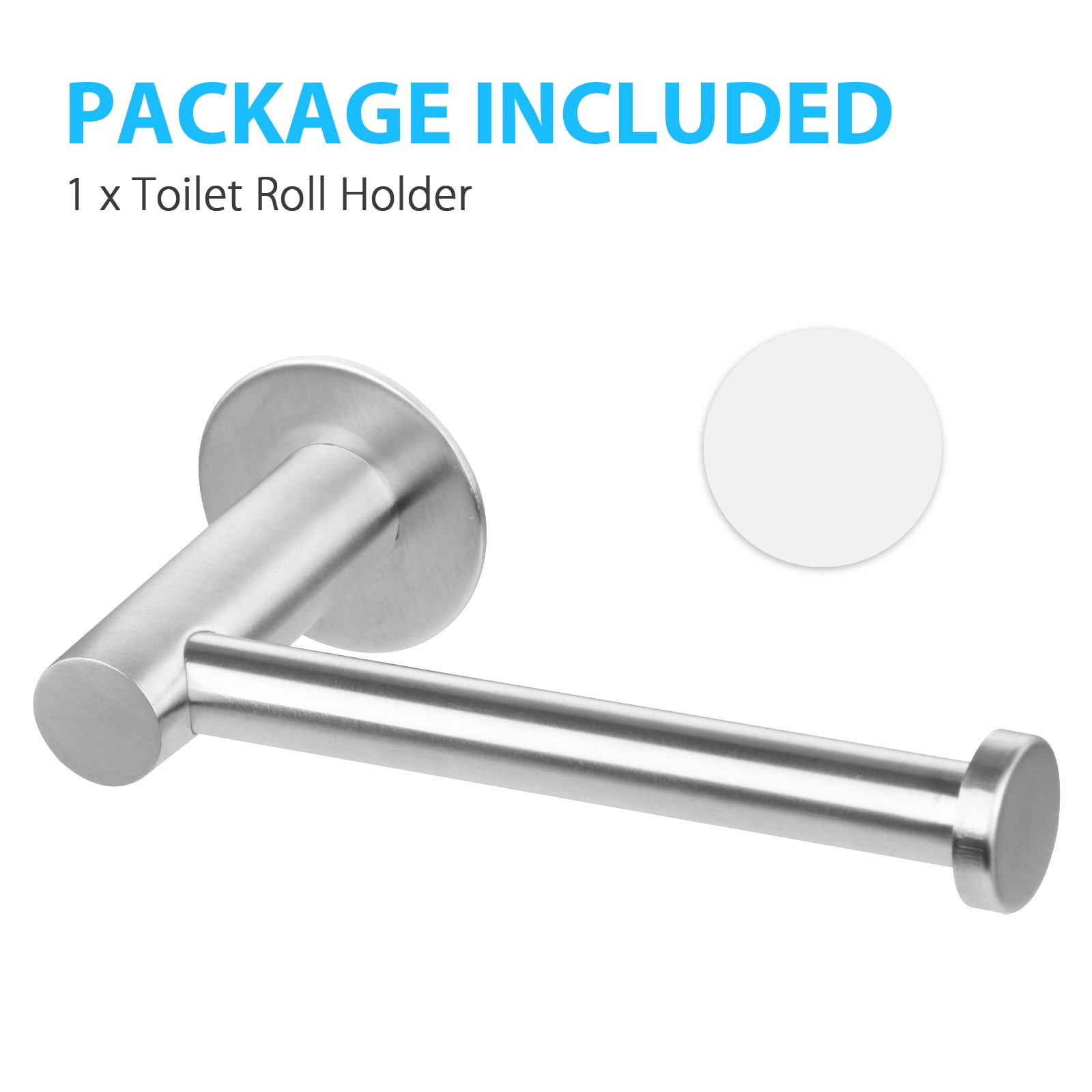 ᐈ 【Aquatica Uno Self Adhesive Wall-Mounted Toilet Paper Roll Holder】 Buy  Online, Best Prices