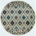 thumbnail image 1 of HomeRoots 352681 7 Pi. 10 in. Tapis Rond en Polypropylène Ivoire, 1 of 1