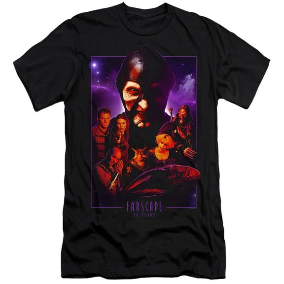 Farscape 20 Years Collage S/S Adult 30/1 T-Shirt Black
