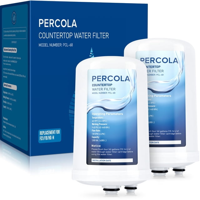 Filtro de agua PERCOLA FC1, F8 y HG-N compatible con los filtros Enagic Leveluk F8 y HG-N en K8, SD5
