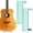 Green, variant on Yooci Portable L-Shaped Universal Instrument Stand, Anti-Slip Compact Floor Holder for Guitar, Violin and Ukulele, Pink