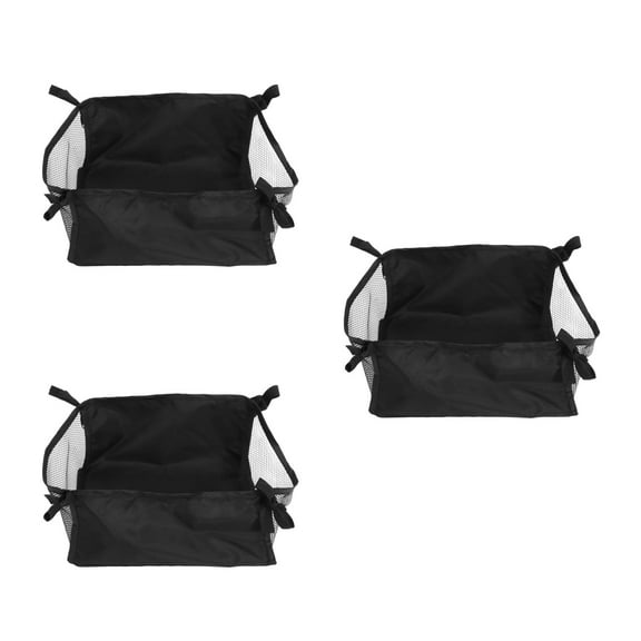 FRCOLOR 3pcs Baby Stroller Bottom Basket Universal Stroller Bottom Storage Bag Stroller Bottom Organizer Bag Stroller Bottom Storage Bag