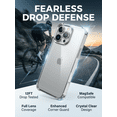 thumbnail image 4 of XSPLENDOR Electroplated 4-Corner Shockproof Phone Case for iPhone 17/16/15/14/13/12/11/X/XS Series-Crystal Clear Protective Cover with Full Lens Protection, MagSafe Compatible (Silver), 4 of 6