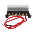 thumbnail image 2 of Caja de fusibles automotriz Ticfox Caja de fusibles 6 vías Alta Resistencia mecánica Resistencia al calor ABS, 2 of 14