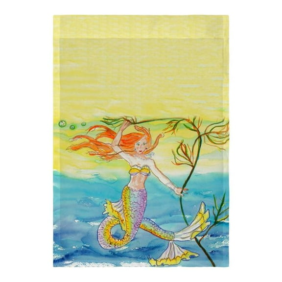 Betsy Drake FL373 Mermaid Flag - 12.5 x 18 in.
