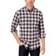 thumbnail image 1 of Camisa de franela a cuadros para hombre Club Room negra pequeña, 1 of 1