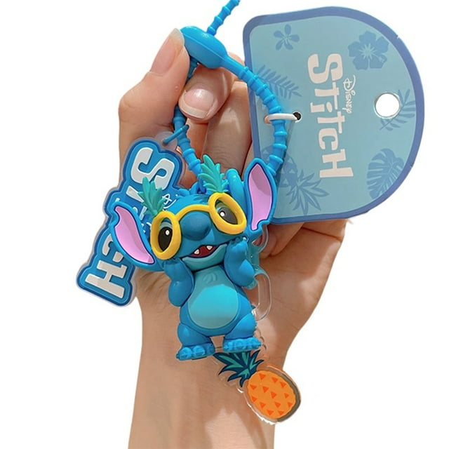 Llavero Stitch Hawaii con Lentes