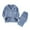 Blue, variant on TBWNWG Girls Sleepwear & Robes Kids Long Sleeve Button Down Pajamas Set for Winter Comfort Loungewear,Sizes 3-4 Years